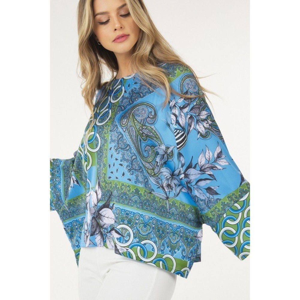 Multi Color Print Top - Picture 3 of 10